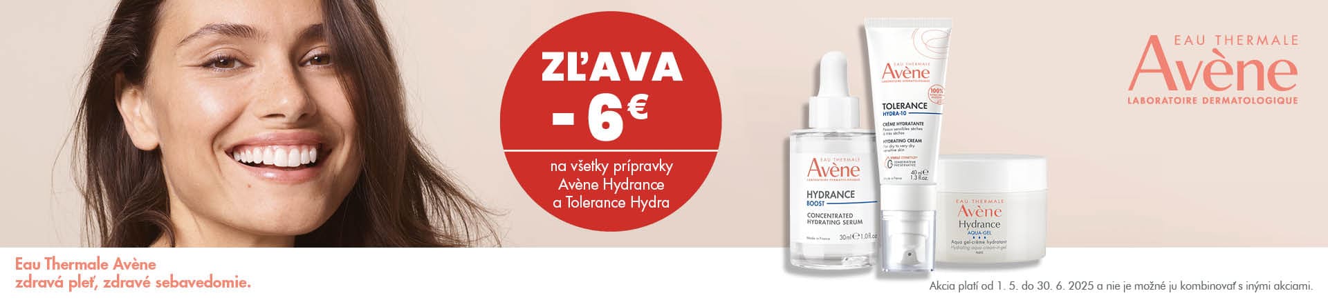 Avene Hydrance a Tolerance Hydra - zľava 6 €